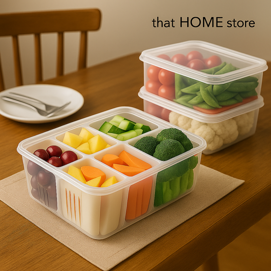 Food Containers with Detachable Grid Boxes