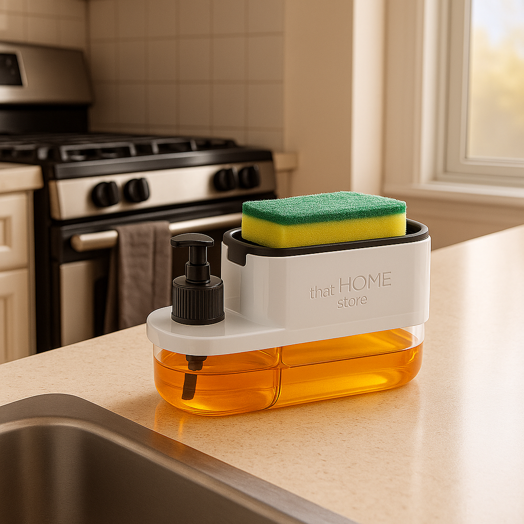 Liquid Soap Dispenser Pump (with Free Sponge)