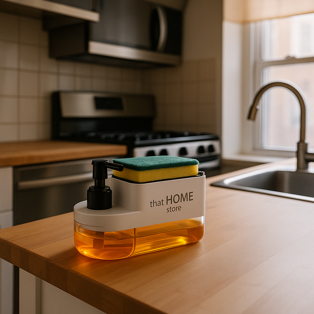Liquid Soap Dispenser Pump (with Free Sponge)