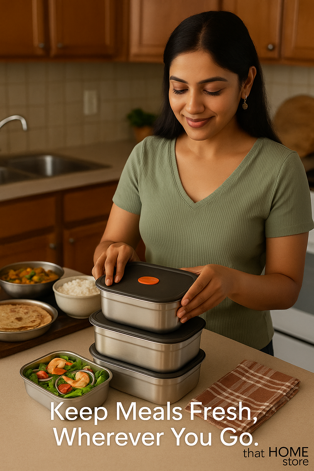 Stainless Steel Storage Container 1500 ml