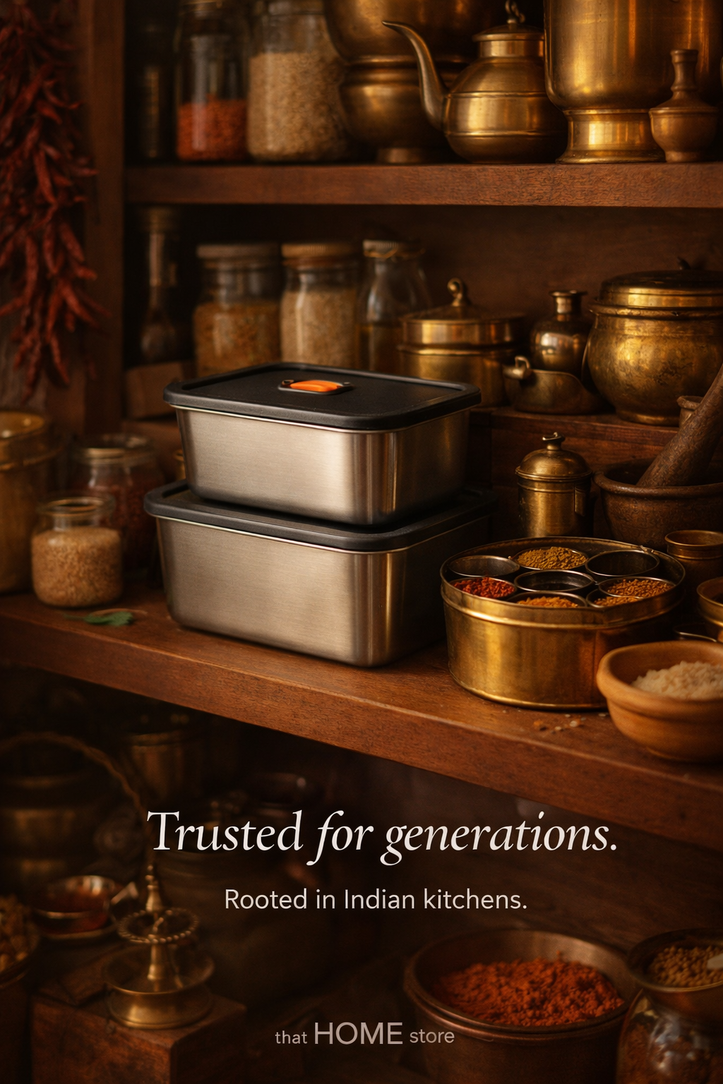 Stainless Steel Storage Container 1500 ml