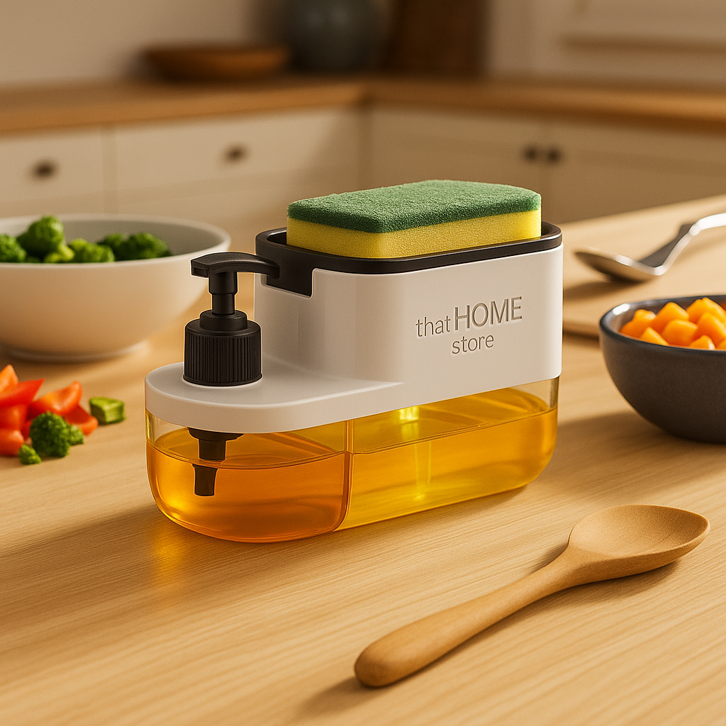 Liquid Soap Dispenser Pump (with Free Sponge)