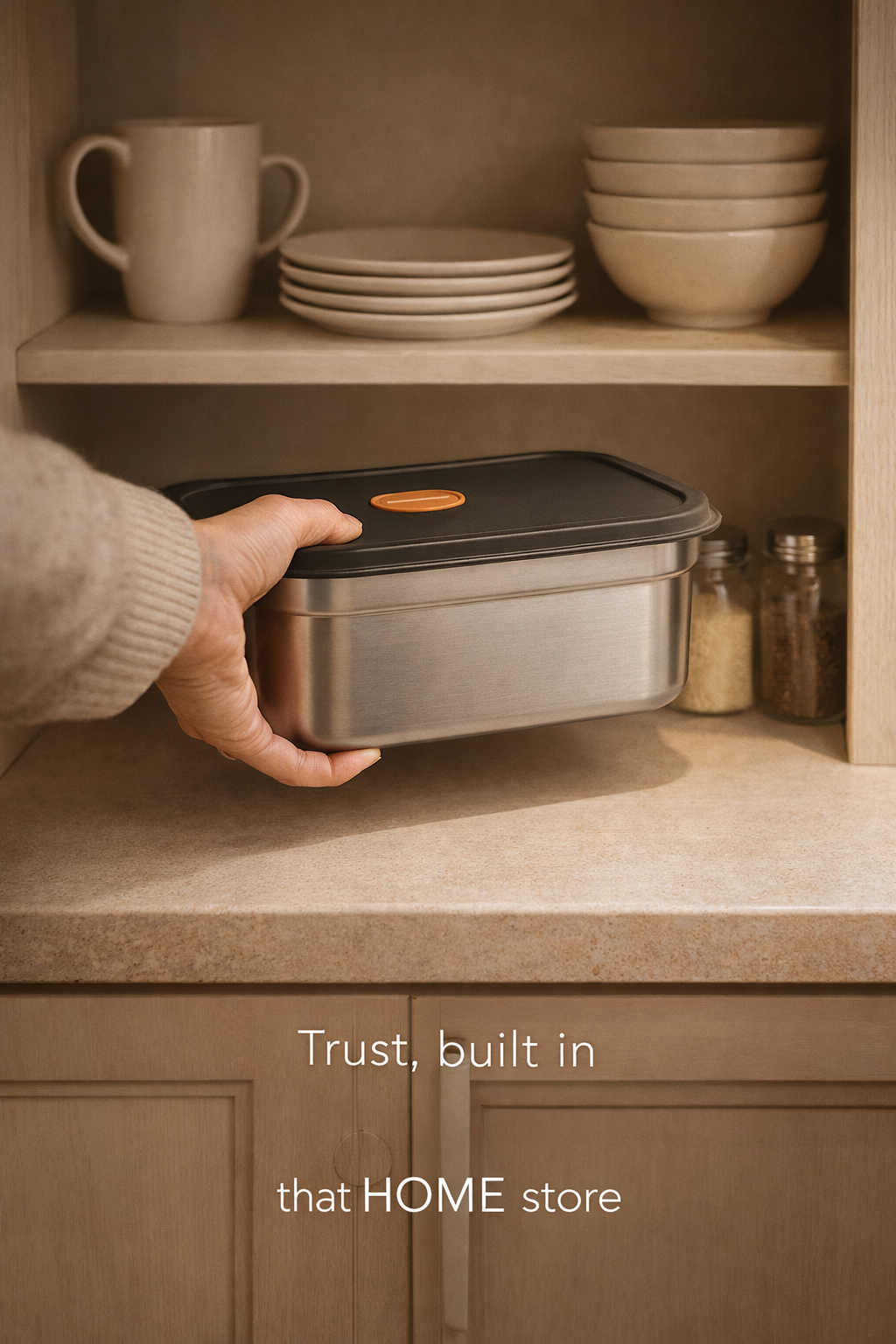 Stainless Steel Storage Container 1500 ml