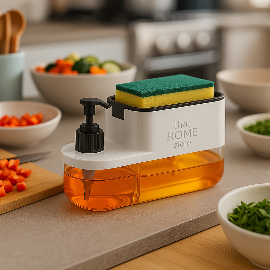 Liquid Soap Dispenser Pump (with Free Sponge)