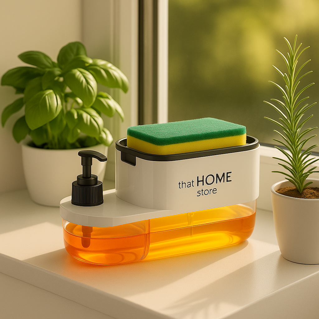 Liquid Soap Dispenser Pump (with Free Sponge)