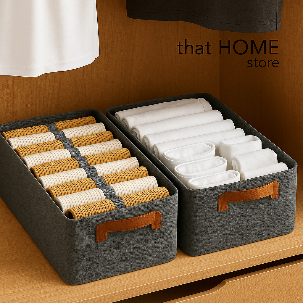 26 Ltr Grey Clothes Organizer