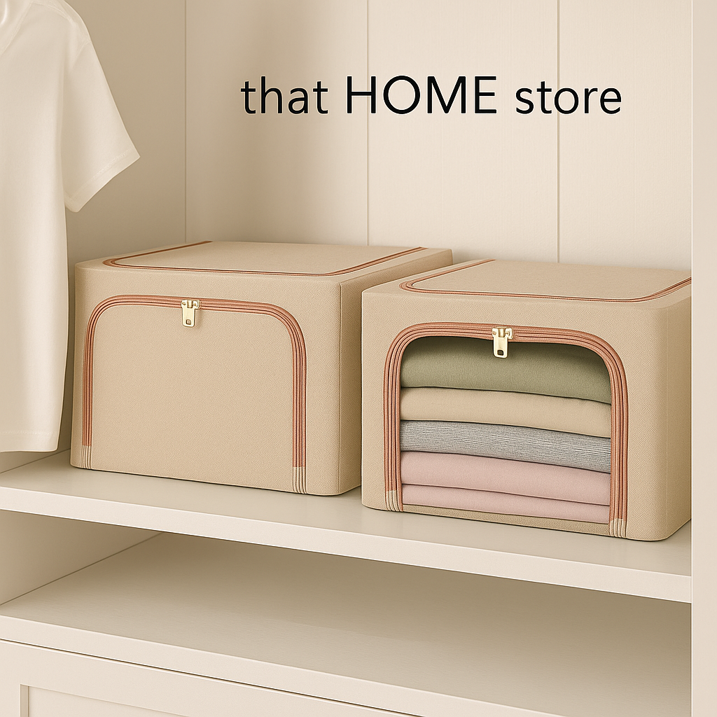 66 Ltr Storage Grey and Cream