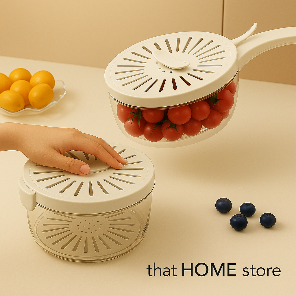 2 in 1 fruit drain basket