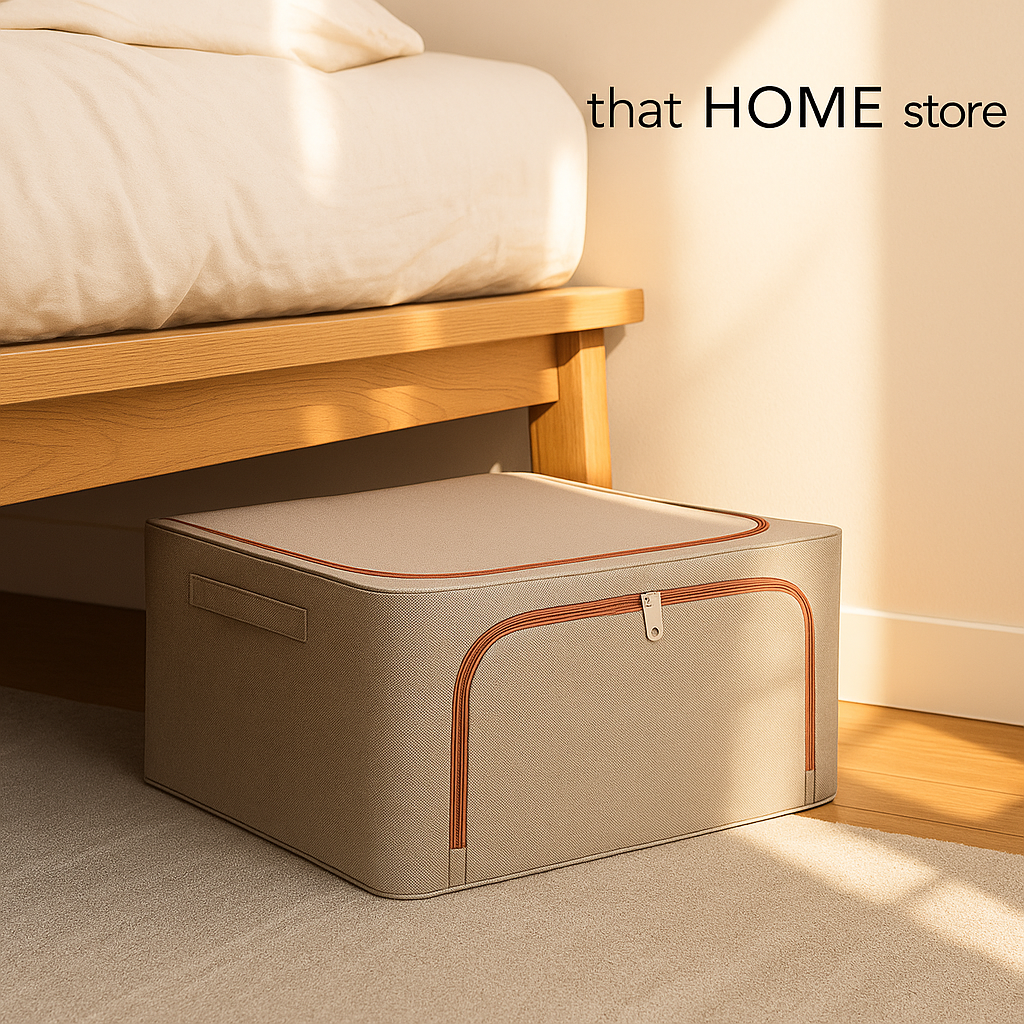 66 Ltr Storage Grey and Cream