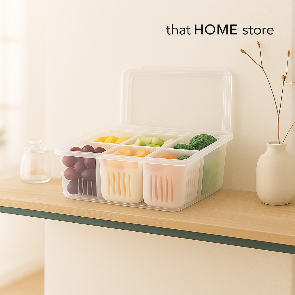 Food Containers with Detachable Grid Boxes