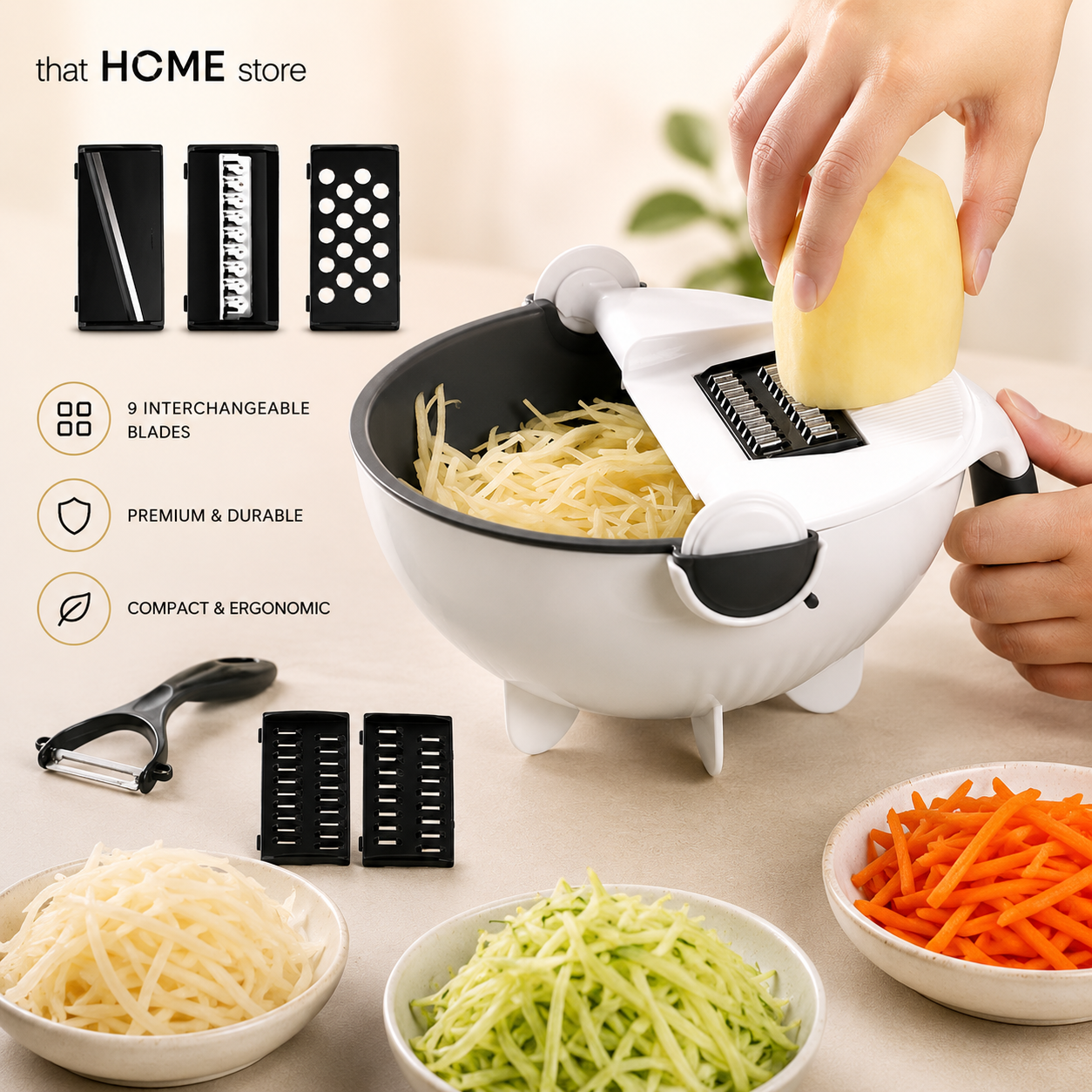 9-in-1 Smart Vegetable Cutter