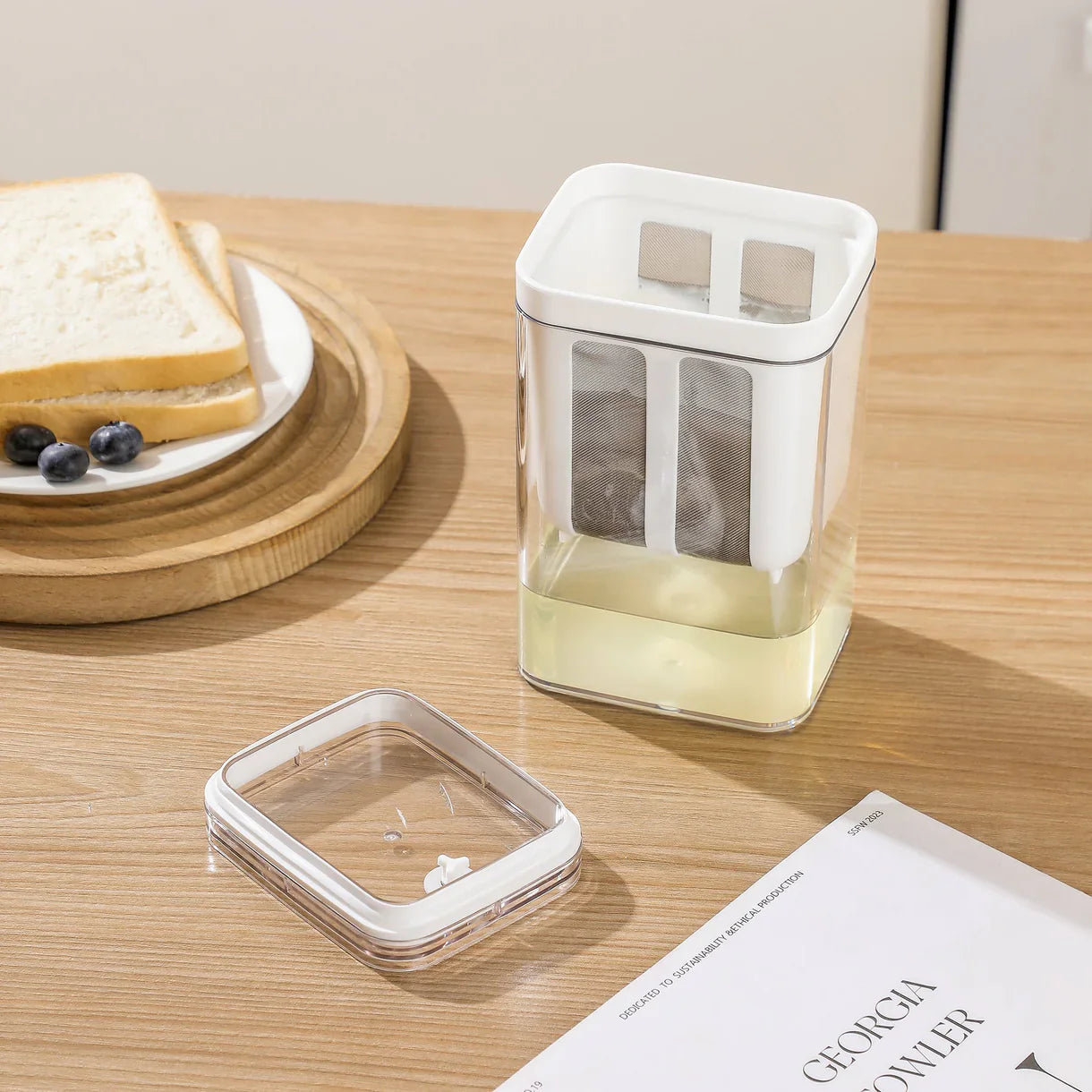 Premium Yogurt Filter with Fine Mesh Strainer